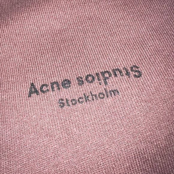 ACNE STUDIOS Logo Crewneck (Chestnut Brown) - Picture 3 of 5